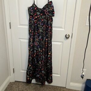 Anthropologie Hutch sleeveless floral maxi dress